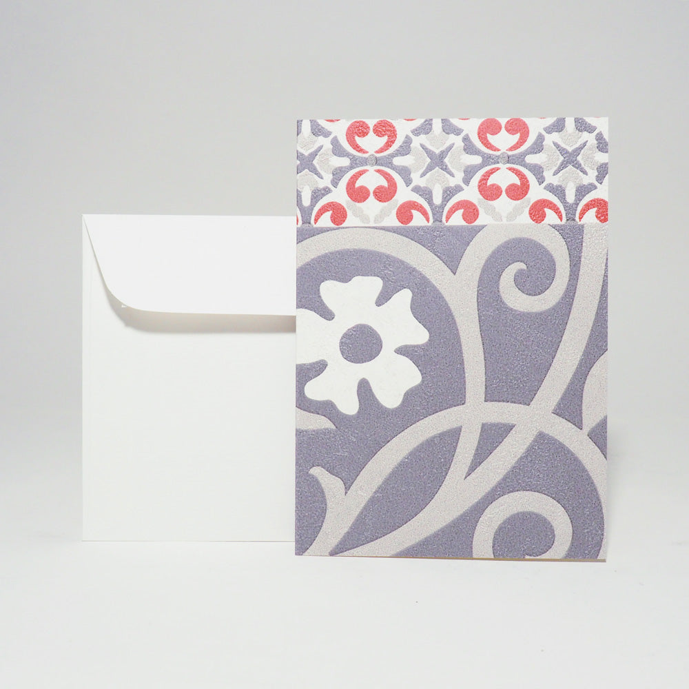 Grusskarte A6 von Atelier 1818, Design Kachel red