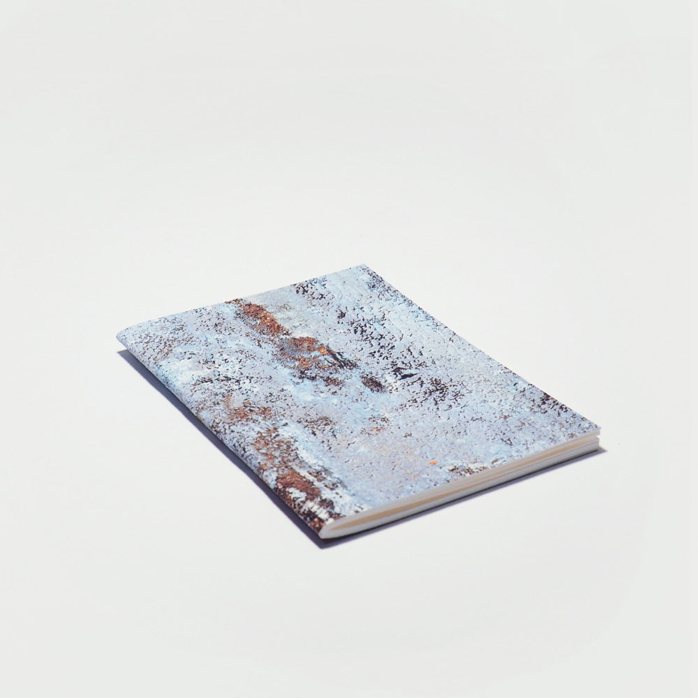 Notizheft A6, Handgebunden im Atelier 1818, Design Stone & Structure