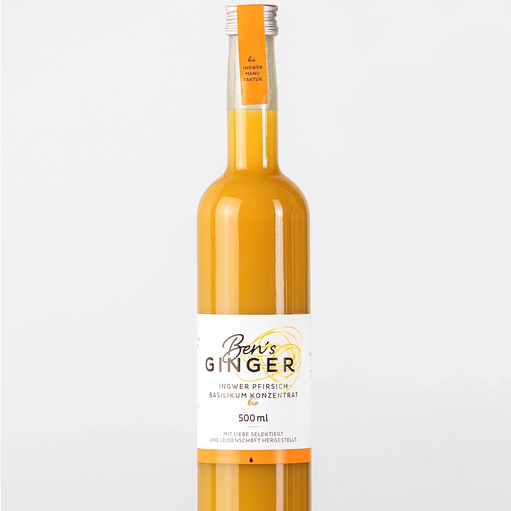 Ben's Ginger Ingwer Pfirsich Basilikum