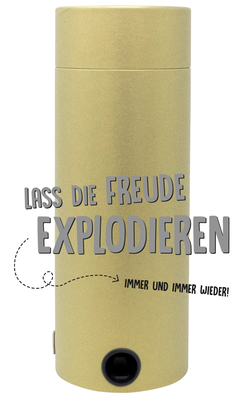 Tischbombe, wiederverwendbar, lass die Freude Explodieren