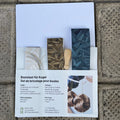 Bastelset für Kugel, mit Schablonen und Prikelnadel, Design Glööckler Floral