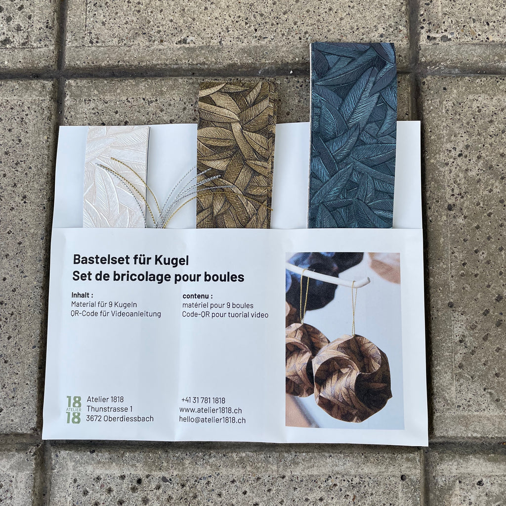 Nachfüllset für Bastelset für Kugel, Design Glööckler Floral
