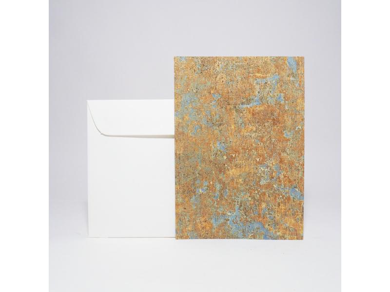 Hochwertige Grusskarte A5 vom Atelier 1818, handgefertigt in der Schweiz, inkl. Einlageblatt und Kuvert. Design History of Art
