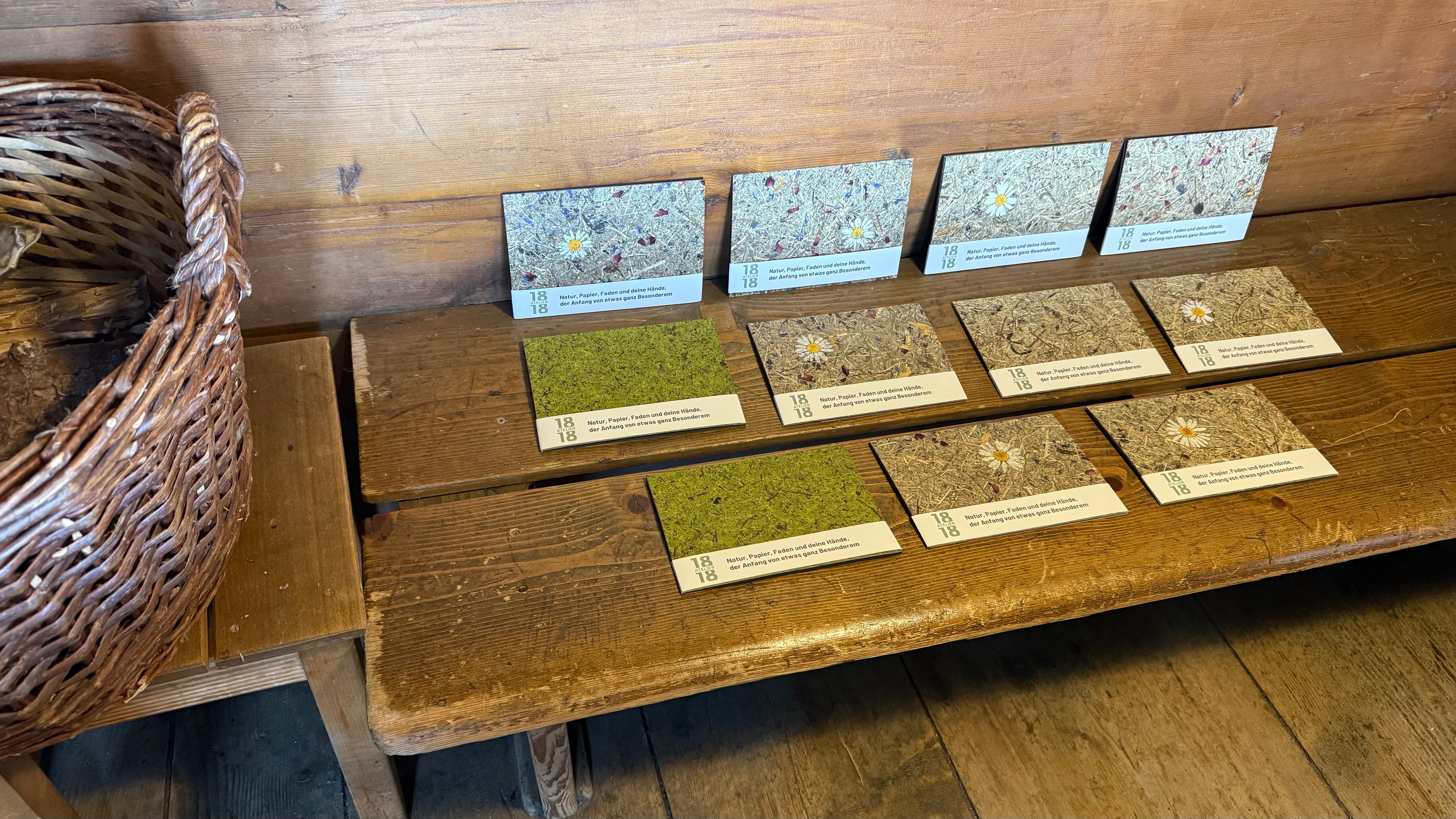 Materialien für den Umschlag