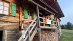 Die SAC Hütte mit Eva