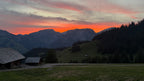 Niderhorn im Abendrot