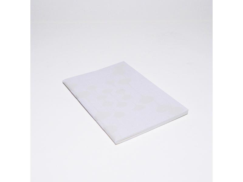 Edles Notizheft vom Atelier 1818: Handgearbeitetes A5 Heft und besondere Materialhaptik für ein einzigartiges Schreibgefühl. Design New Life White