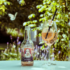 APÉRO,0 von Sonnen Bern, in Sommerdeko mit Glas und Zitrone