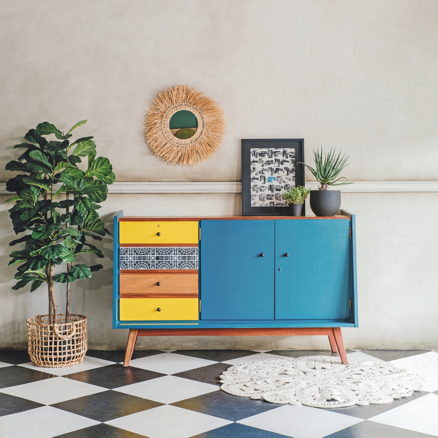 Upcycling mit Tjhoko Paint Komode