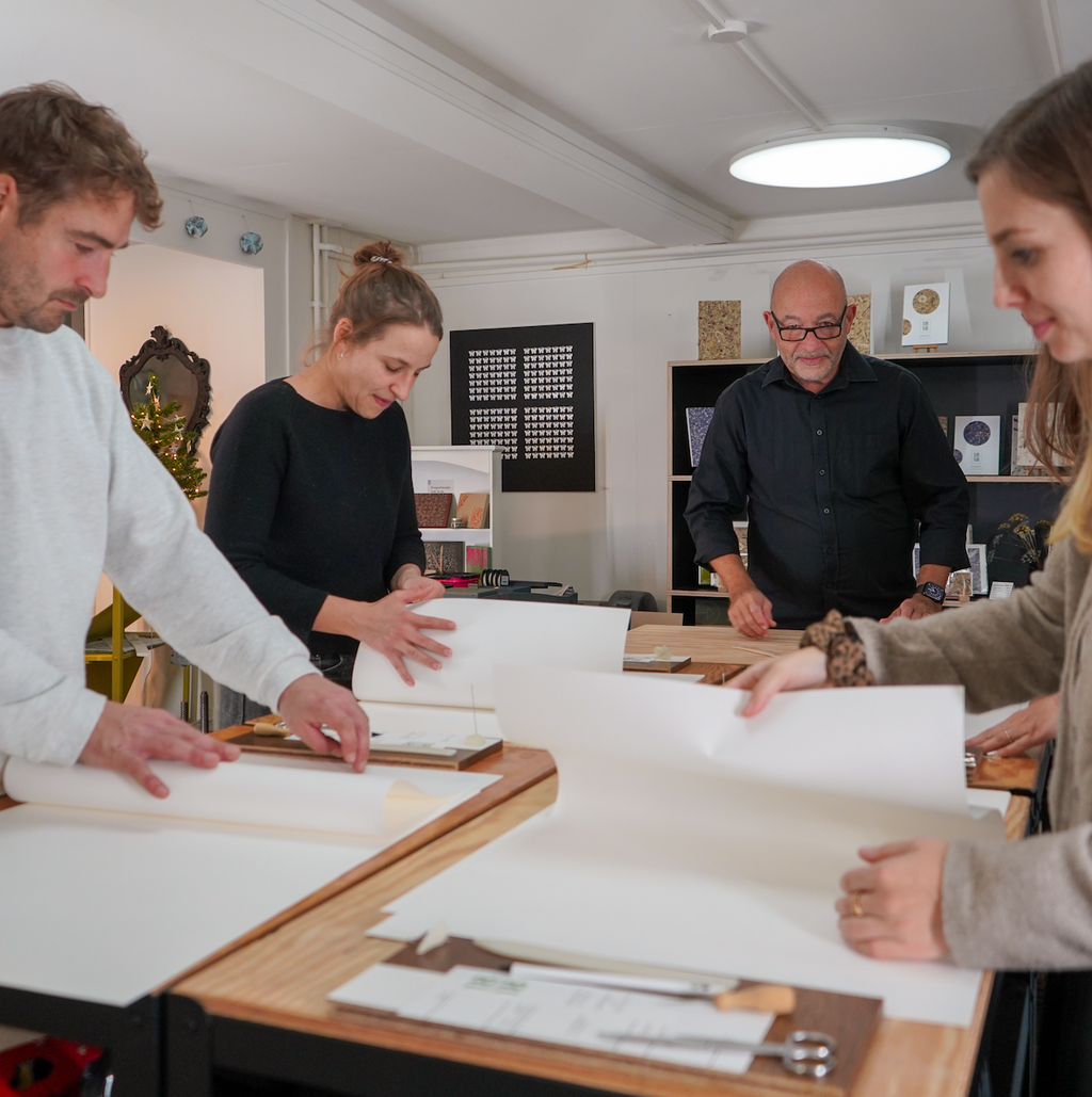 Workshop Buchbinden im Atelier 1818 Oberdiessbach Bern Schweiz